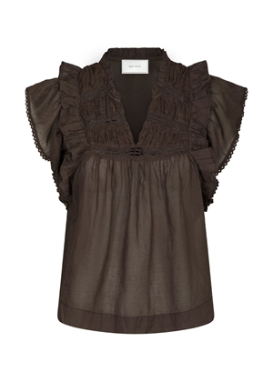 Jayla s voile top Mørkebrun Neo Noir 